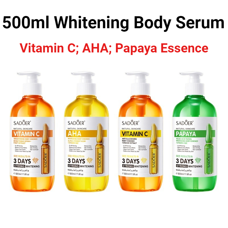 Azelaic Acid Serum - SADOER AHA Beyazlatıcı Vücut Esansı 500ml
