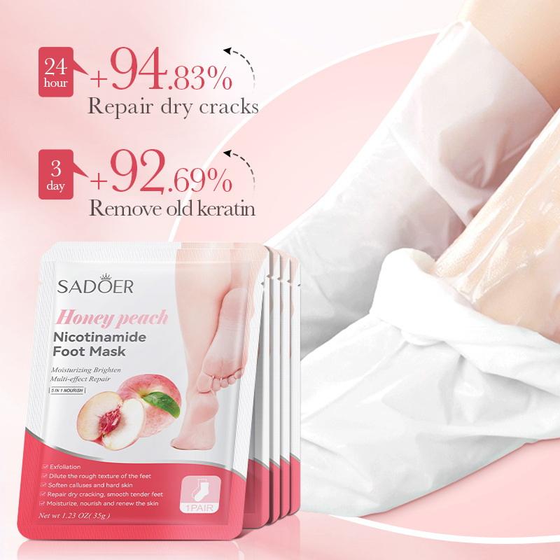 Skincare Qv - 1 Çift SADOER Meyveli Ayak Maskesi