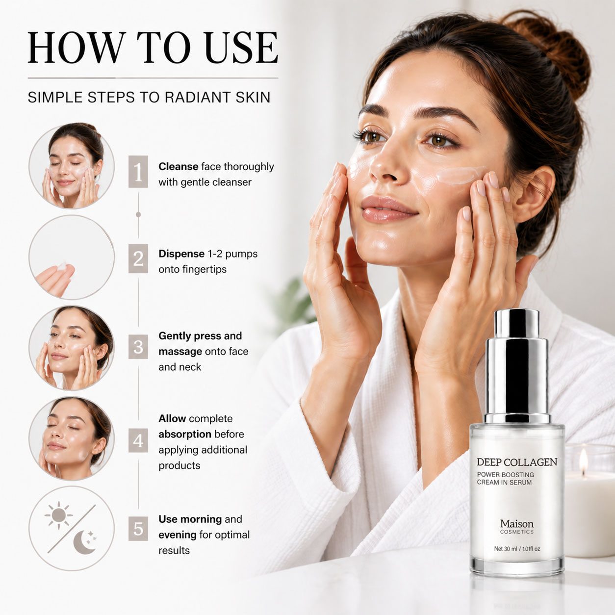 Derin Kolajen Serumu, İnce Çiz - Skincare Skintific incelemesi ve fiyatı